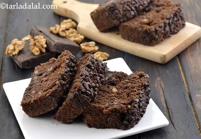Banana Chocolate Loaf Recipe, Eggless Dessert