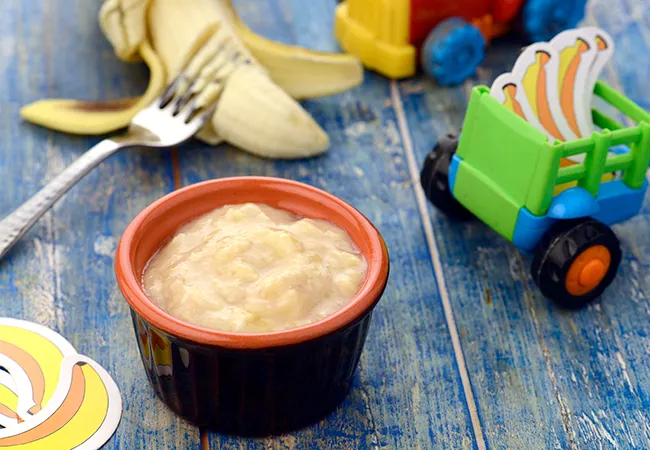 Banana Puree for Babies