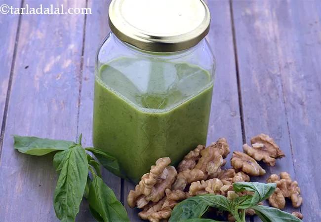 Basil Walnut Dressing