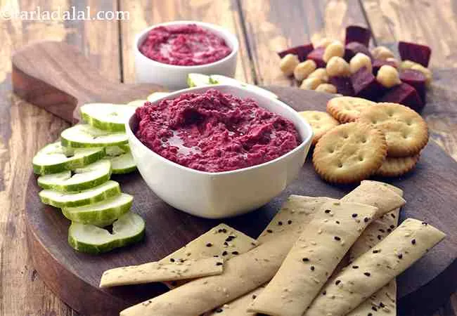 Beetroot and Chickpea Dip