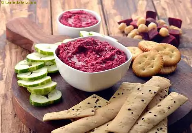 Beetroot and Chickpea Dip