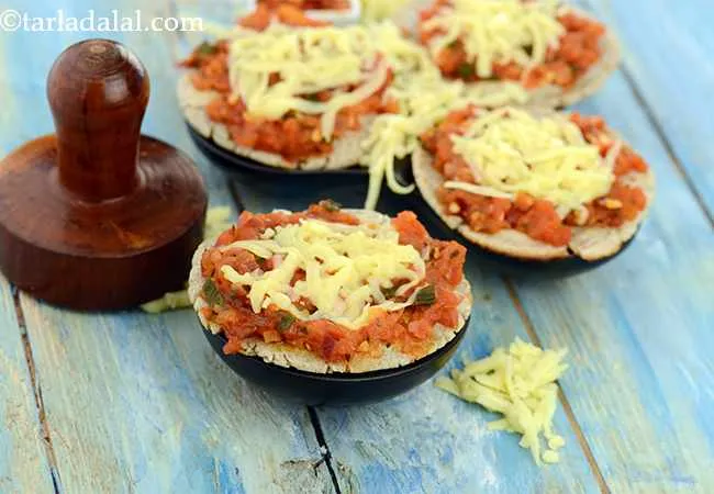  Bhakhri Pizza ( Gluten Free Recipe)