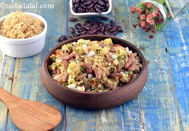 Black Bean Quinoa Veg Salad