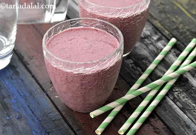  Blueberry Raspberry Strawberry Smoothie, Triple Berry Fruit Smoothie