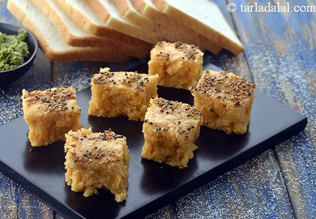 Bread Dhokla, Instant Bread Dhokla