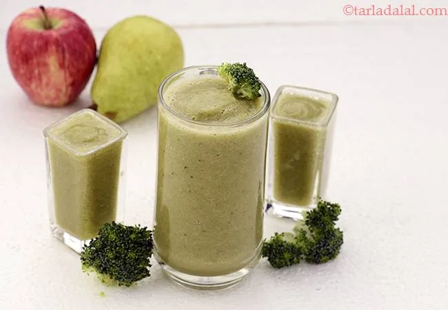 Broccoli and Pear Juice