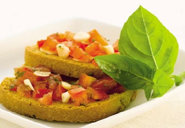  Tomato and Basil Bruschetta Indian Style
