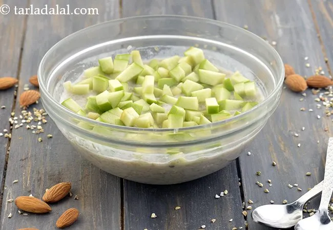 Buckwheat and Green Apple Porridge, Healthy Breakfast