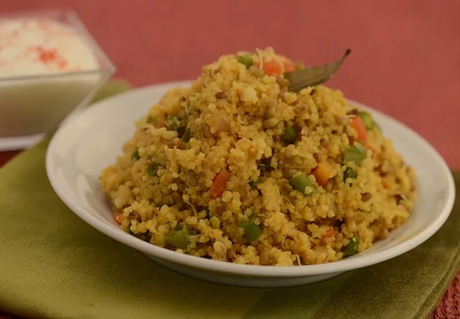  Bulgur Wheat and Matki Pulao
