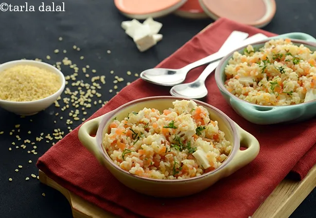 Bulgur Wheat and Paneer Pulao ( Baby and Toddler)