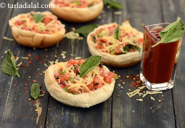 Burger Bun Open Pizza