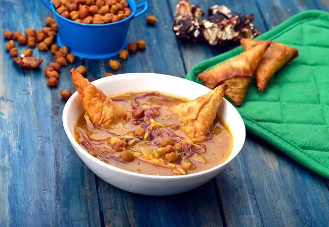  Burmese Samosa Toovar Dal Curry Soup