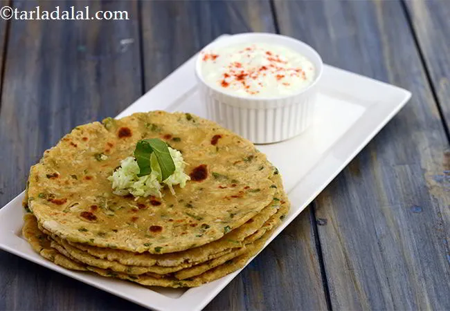 Cabbage and Spinach Rotis