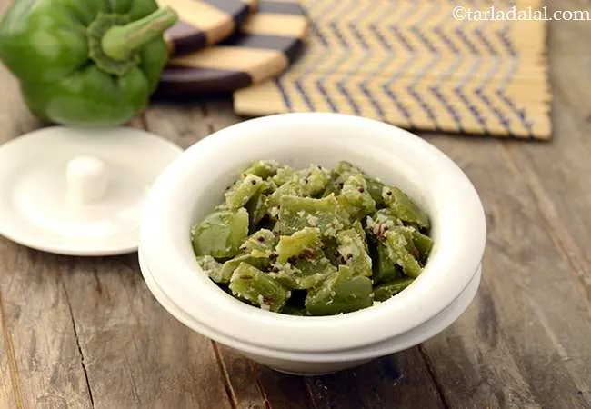 Capsicum Poriyal / Capsicum Subzi