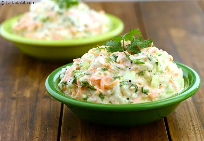 Carrot, Cucumber and Curd Rice