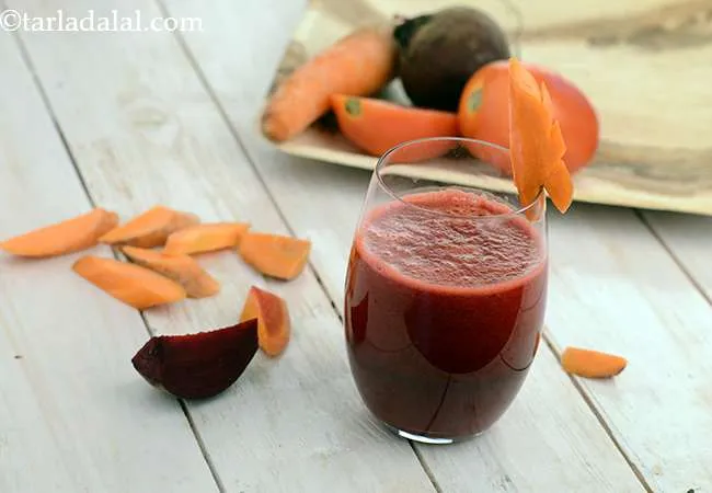 Carrot, Tomato and Beetroot Juice