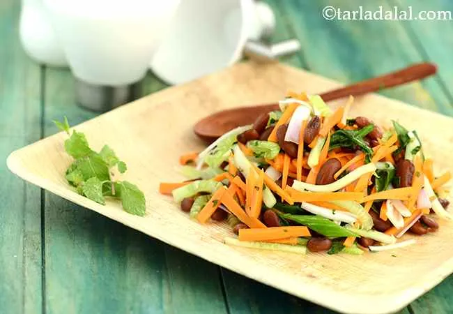  Rajma Cucumber and Carrot Salad