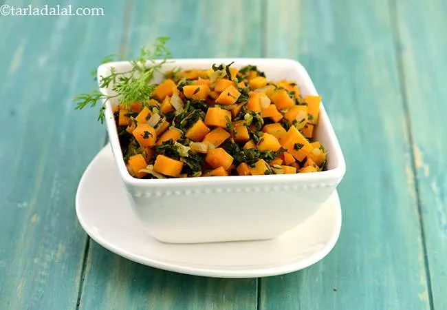 Carrot Methi Subzi ( Vitamin A and Vitamin C Rich Recipe )