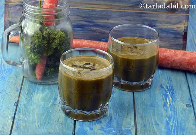 Carrot Spinach and Parsley Juice
