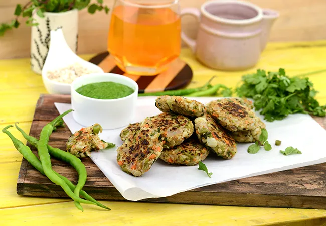  Cauliflower and Oats Tikki