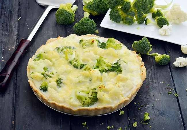  Cauliflower and Broccoli Pie
