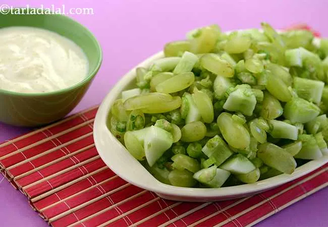 Celery, Cucumber and Grape Salad