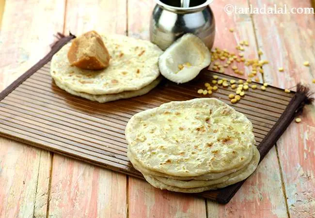 Chana Dal and Coconut Puranpoli