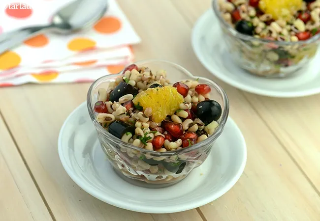  Chatpata Chawli and Fruit Salad