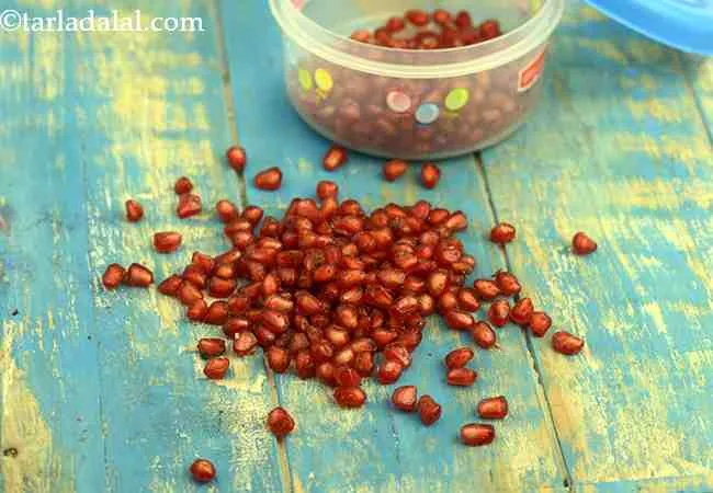  Chatpata Pomegranate ( Tiffin Treats)