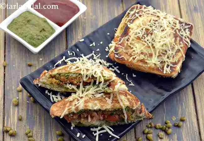  Cheese Aloo Moong Toast