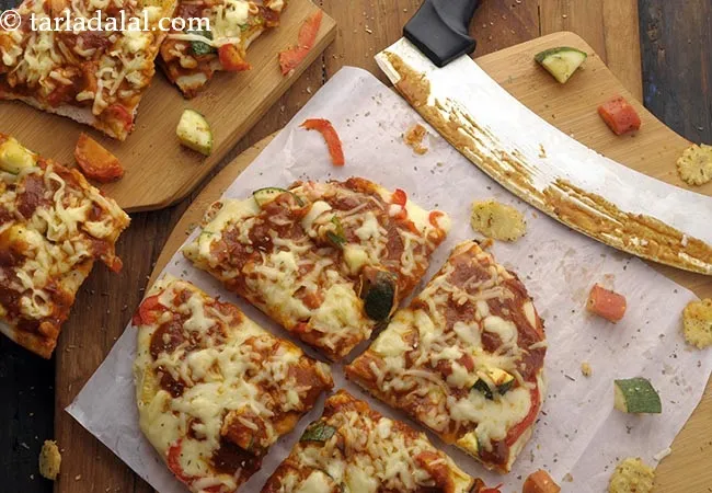 Cheesy Vegetable Pizza