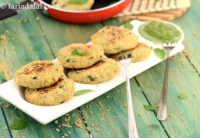 Chick Pea and Soya Tikkis
