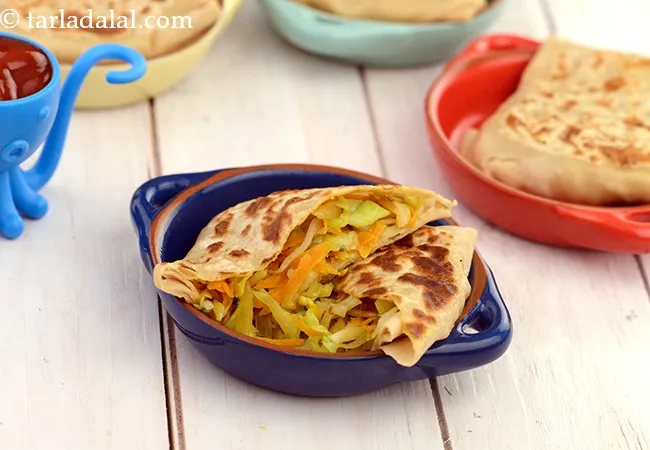 Chinese Stuffed Lifafa Parathas