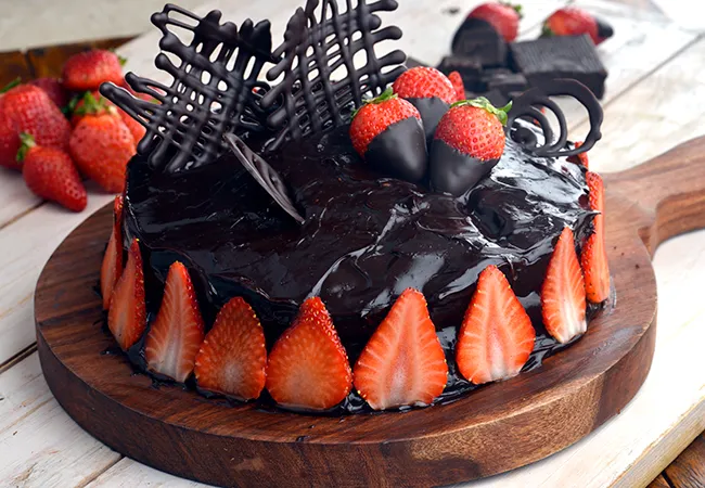  Chocolate Truffle Cake, Cake Recipe, Eggless Chocolate Dessert