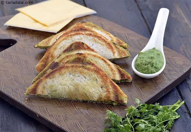Chutney Cheese Toast Sandwich