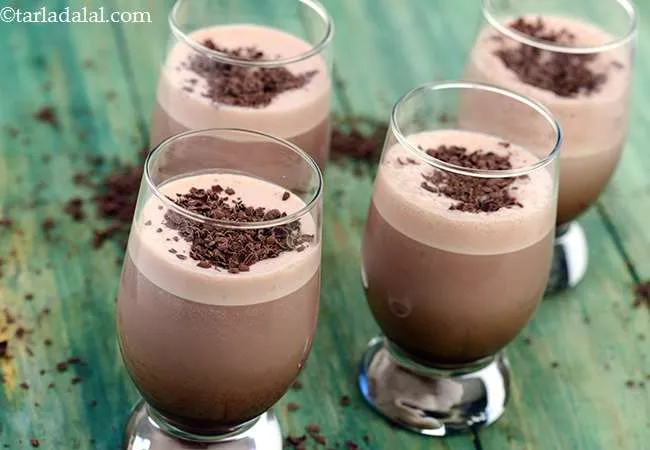  कोल्ड कोको मिल्कशेक - Cold Cocoa Milkshake 
