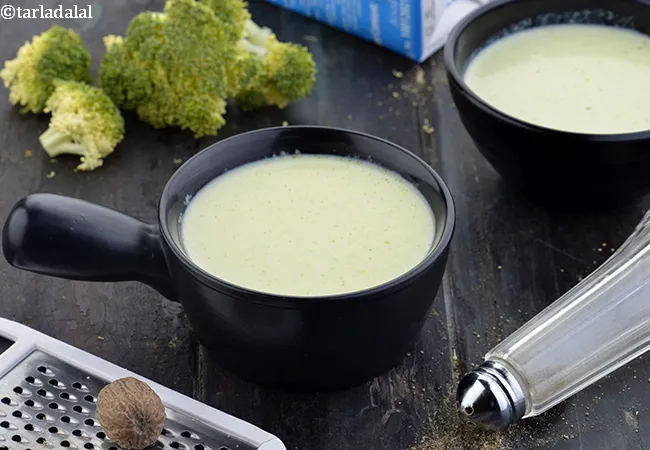 Cream Of Broccoli Soup ( Jain International Recipe)