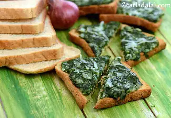 Creamy Spinach Toast