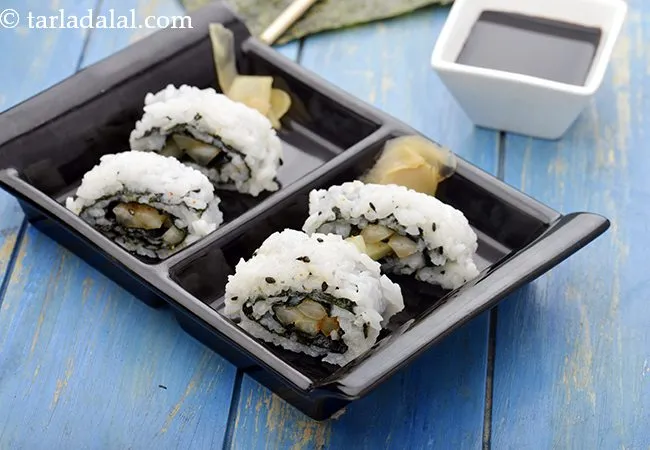 Cucumber Sushi, Veg Cucumber Sushi