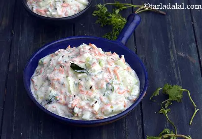 Cucumber and Carrot Curd Brown Rice, Low Salt Recipe