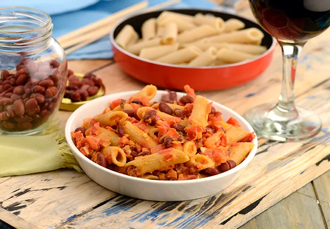  Curried Beans Pasta