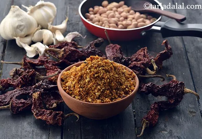 Dry Peanut Chutney Powder, Maharashtrian Shengdana Chutney