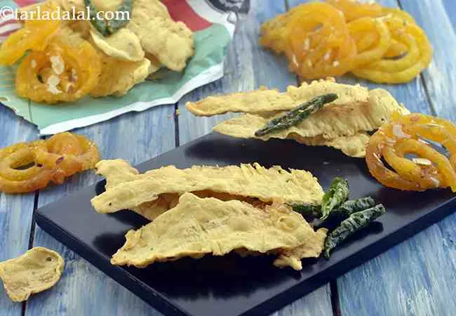  Fafda Recipe, Gujarati Fafda, Crispy Besan Snack