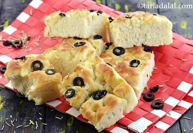 Focaccia Bread, Homemade Italian Soft Bread