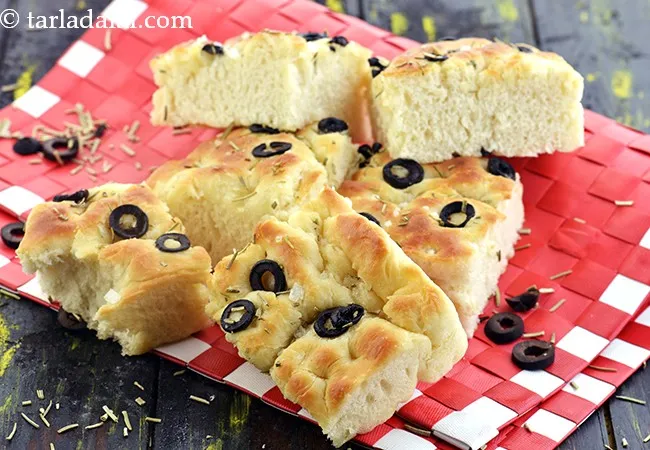 Focaccia Bread, Homemade Italian Soft Bread