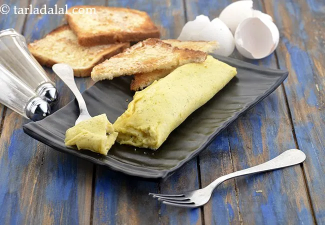 French Omelette, Breakfast Recipe