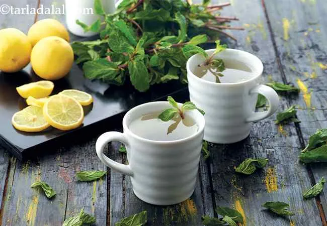 Fresh Mint and Lemon Tea