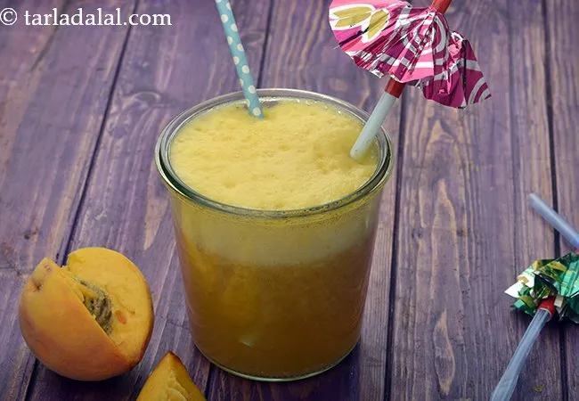 Fresh Peach Fizzy Drink