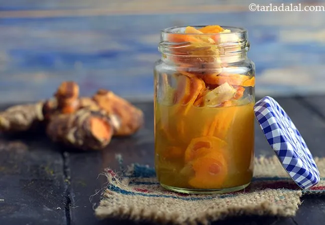 Fresh Turmeric and Ginger Pickle