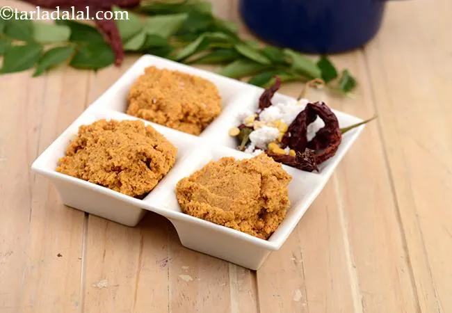  Fried Coconut Chutney, South Indian Recipe